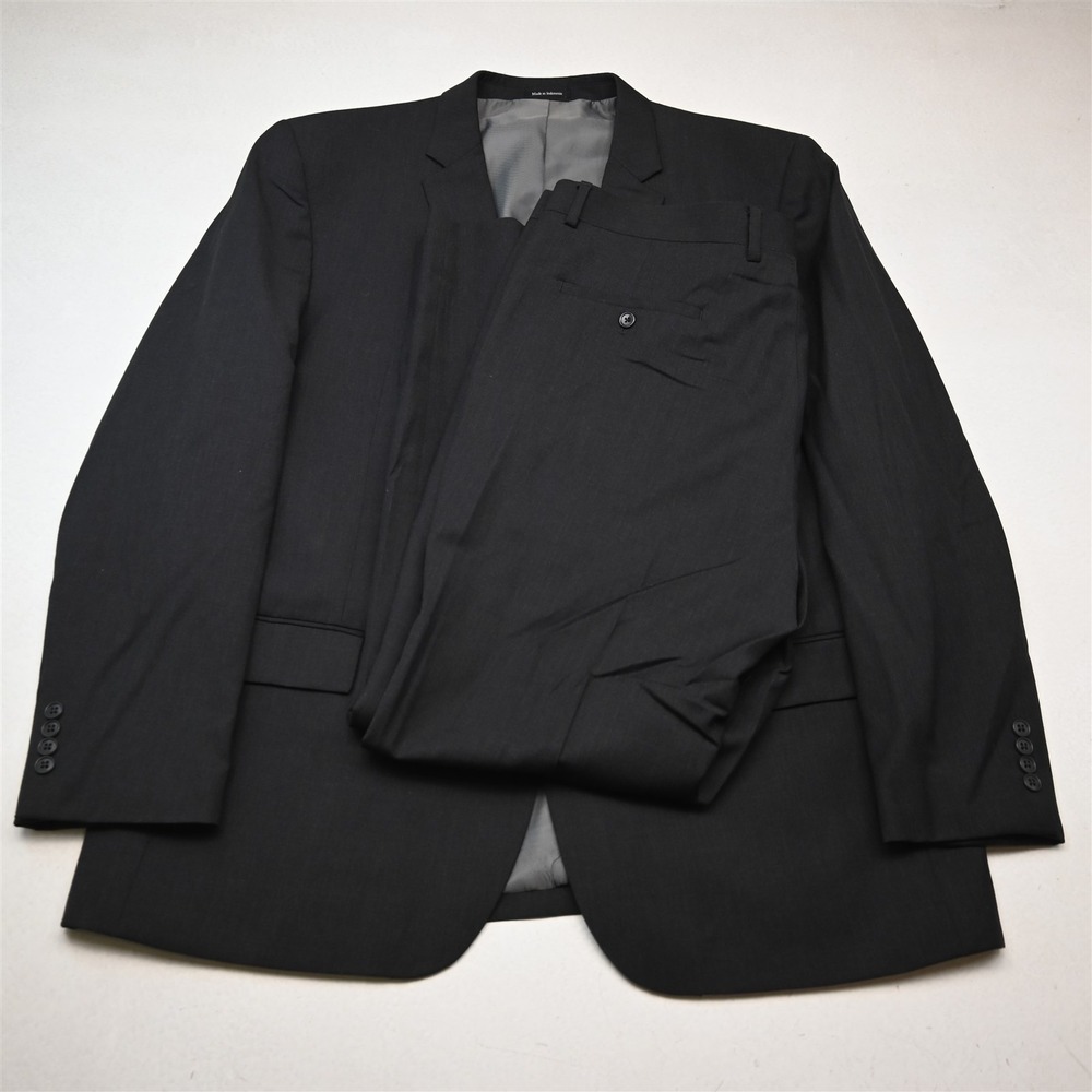 Wilke Rodriguez 50L 42x32 Gray Wool Mens Jacket Pants Suit